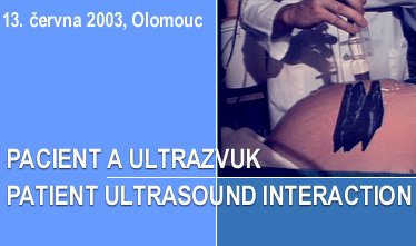 Pacient a ultrazvuk - Pacient Ultrasound Interaction 
        [ esk spolenost pro ultrazvuk - SU ]